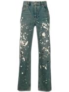 Helmut Lang Paint Splatter Jeans - Blue