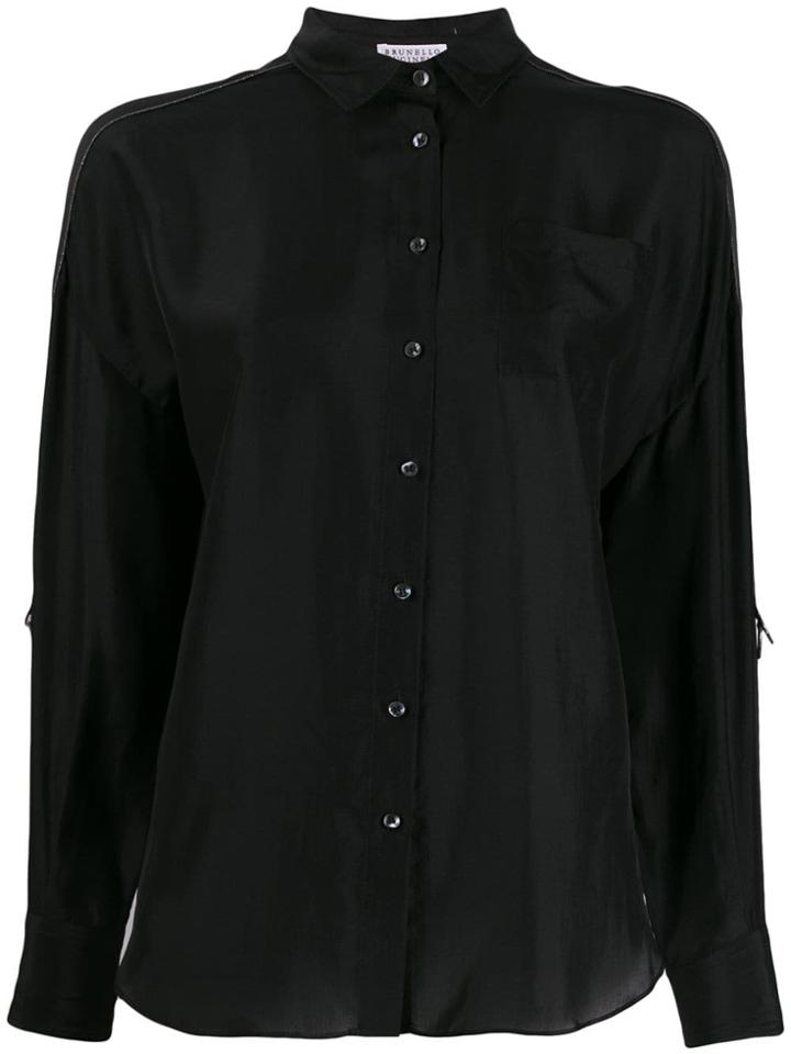 Brunello Cucinelli Chest Pocket Shirt - Black