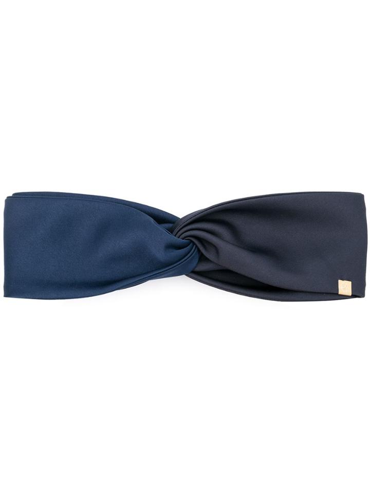 Ca4la Ruched Headband - Blue