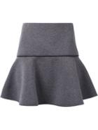 Guild Prime Godet Hem Mini Skirt, Women's, Size: 36, Grey, Polyester/polyurethane/cupro/rayon