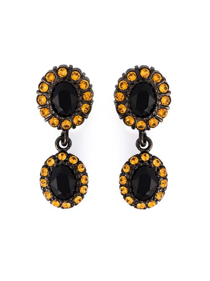 Givenchy Dropped Gemstone Earrings