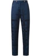 Ginger & Smart Laneway Trousers, Women's, Size: 6, Blue, Polyester/viscose