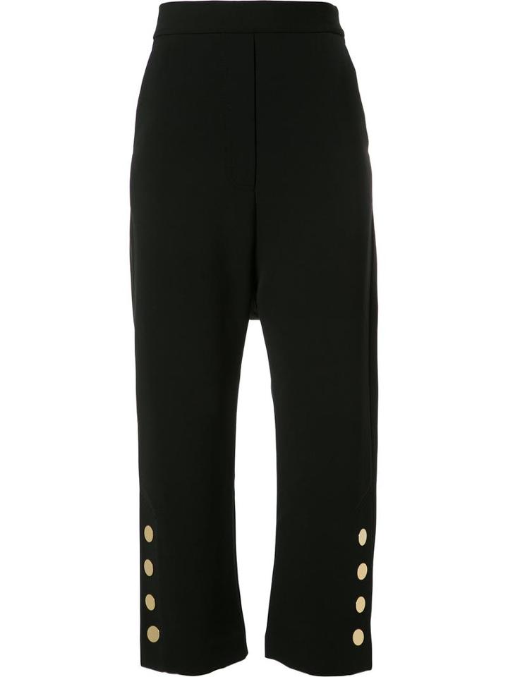 Ellery Cropped Trousers, Women's, Size: 2, Black, Polyester/polyurethane/cotton
