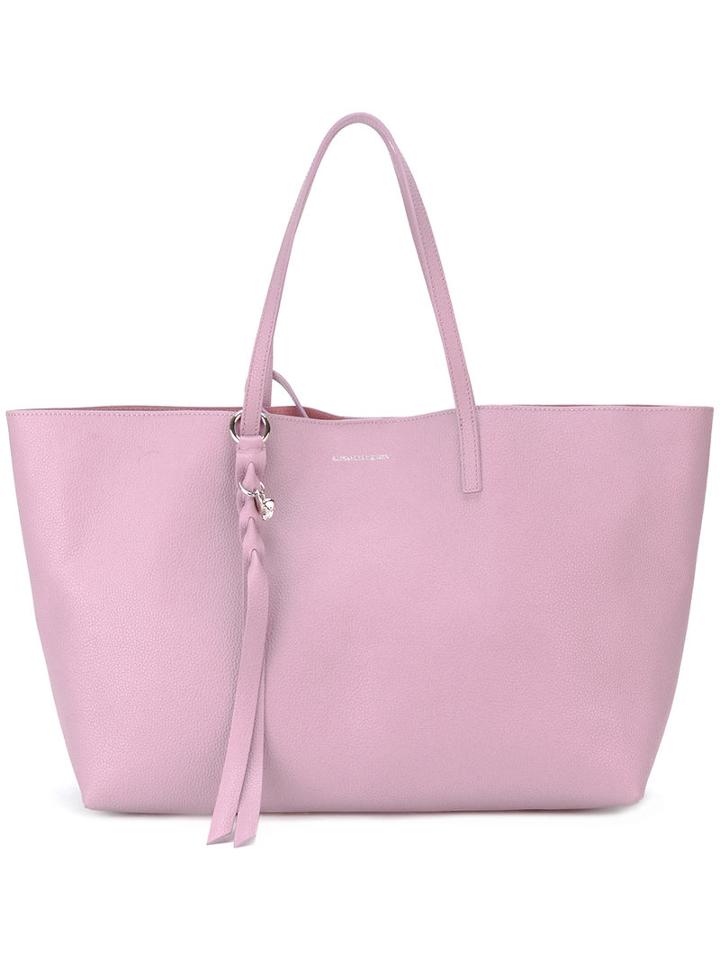 Alexander Mcqueen - Oversized Tote Bag - Women - Leather - One Size, Women's, Pink/purple, Leather