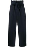 3.1 Phillip Lim Belted Paperbag Trousers - Blue