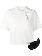 Brognano Bow Detail T-shirt - White