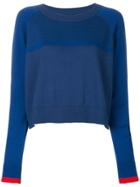 Lndr Round Neck Raglan Sweater - Blue