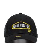 Heron Preston Black Harley Logo Embroidered Cotton Baseball Cap