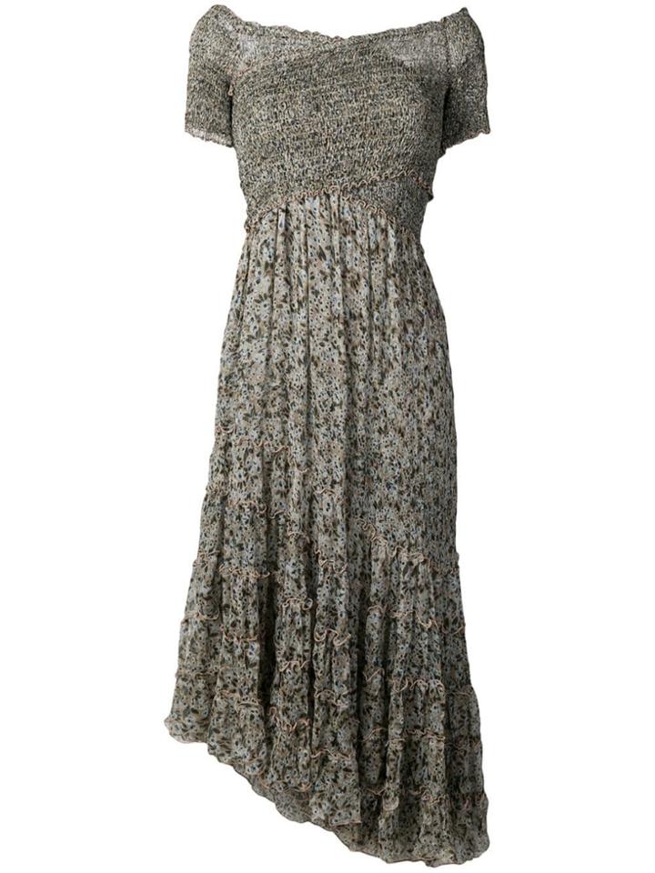 Poupette St Barth Printed Soledad Dress - Green