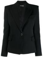 Balmain Single Button Tailored Blazer - Black