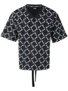 Ktz - Embroidered T-shirt - Unisex - Polyester - M, Black, Polyester