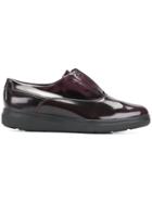 Geox Laceless Oxford Shoes - Pink & Purple