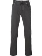 Jacob Cohen Slim-fit Trousers, Men's, Size: 37, Brown, Cotton/spandex/elastane