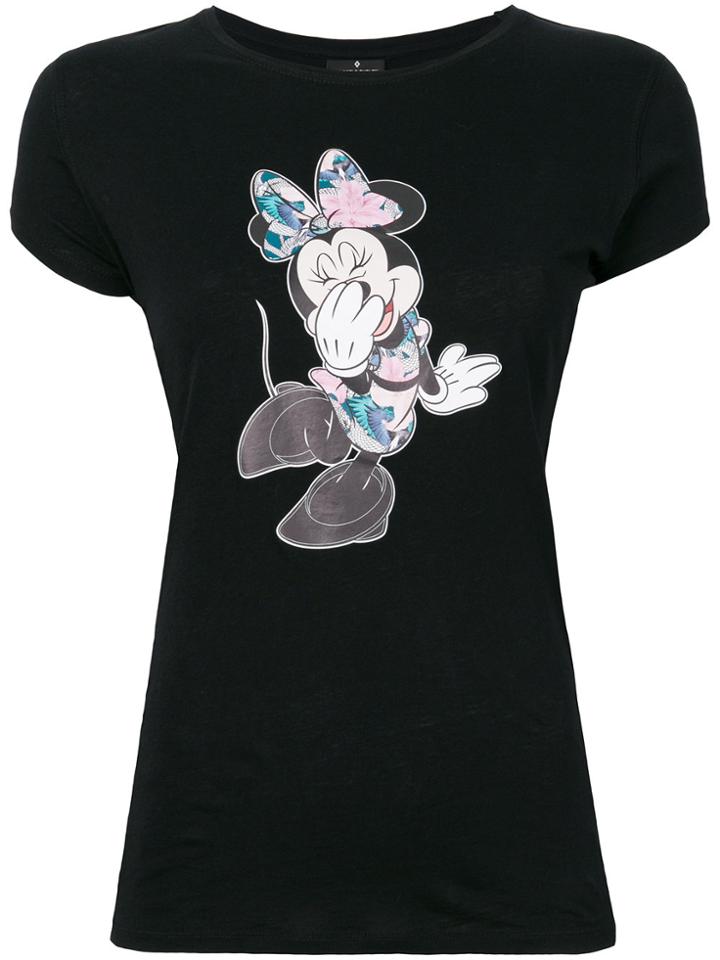 Marcelo Burlon County Of Milan Flowers Minnie T-shirt - Black