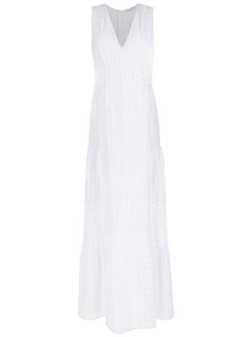 Giuliana Romanno Maxi Lace Dress - White