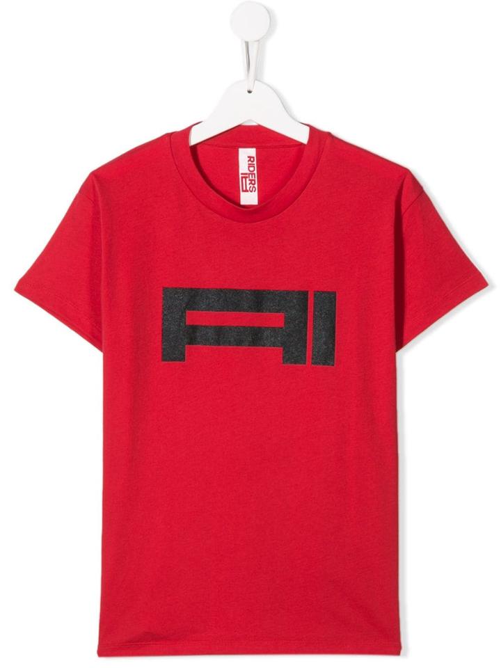 Ai Riders On The Storm Kids Teen Ai Print T-shirt - Red