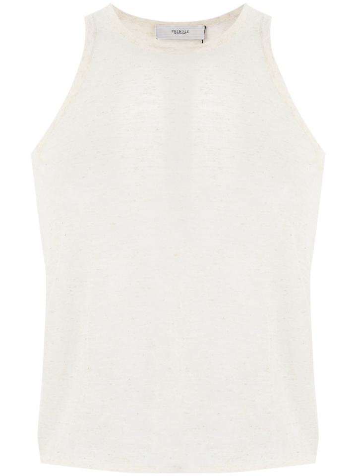 Pringle Of Scotland Fine Knit Tank - Nude & Neutrals