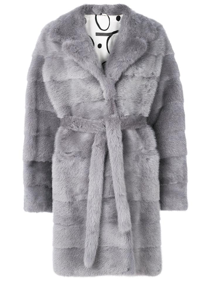 Simonetta Ravizza Padded Coat - Pink & Purple