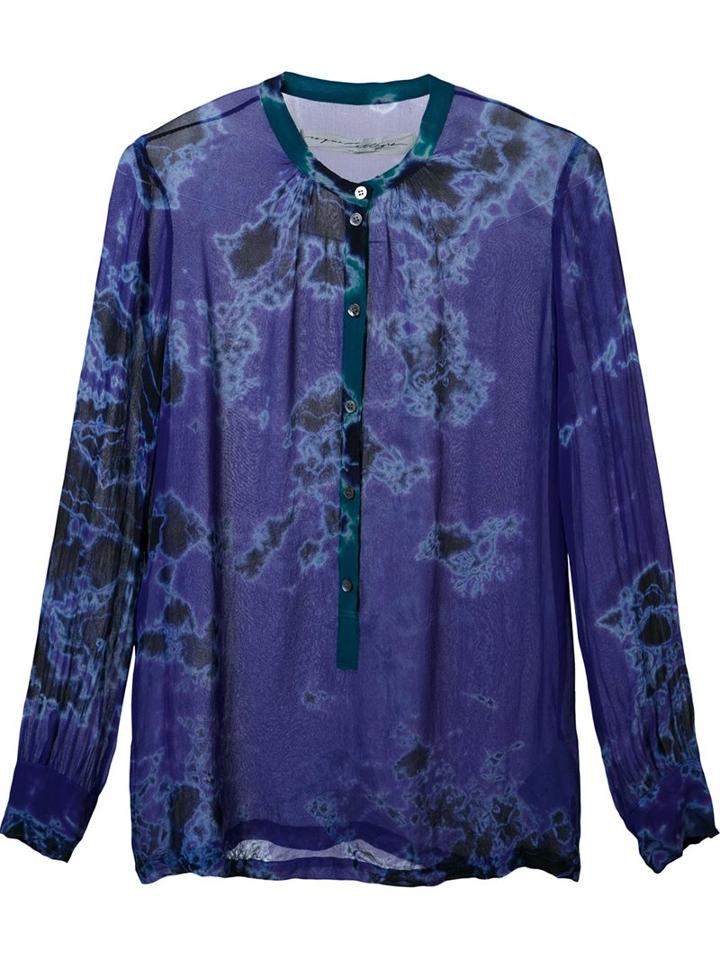 Raquel Allegra Dyed Henley Top