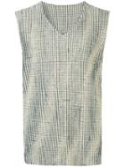 Homme Plissé Issey Miyake Pleated Tank Top - White
