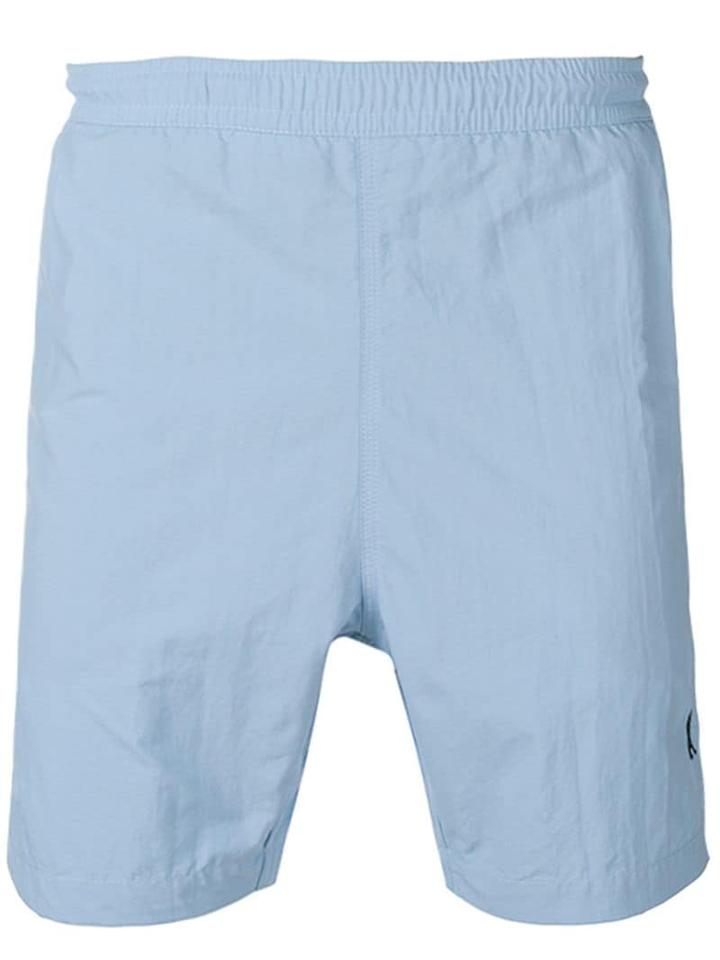 Ami Paris Ami De Coeur Long Swimshort - Blue