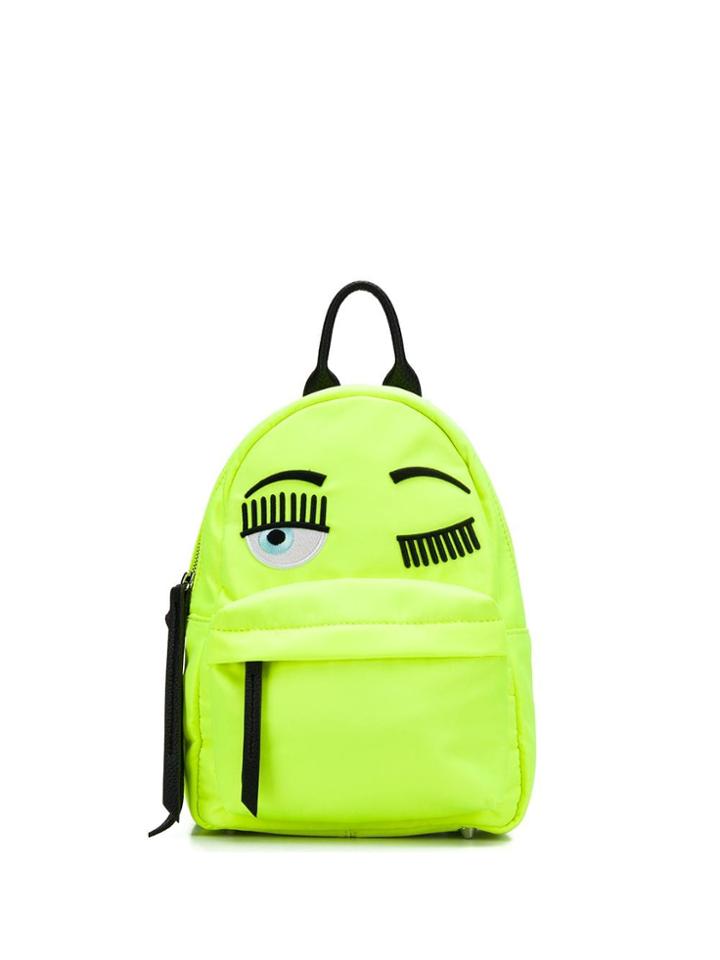 Chiara Ferragni Flirting Embroidery Backpack - Green