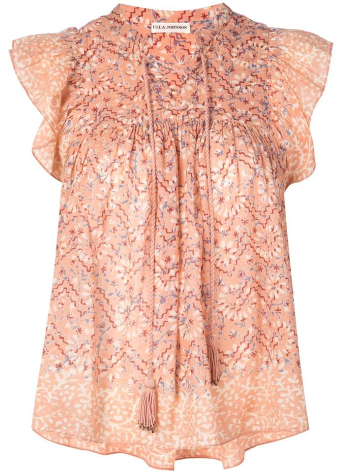 Ulla Johnson Opal Printed Top - Pink