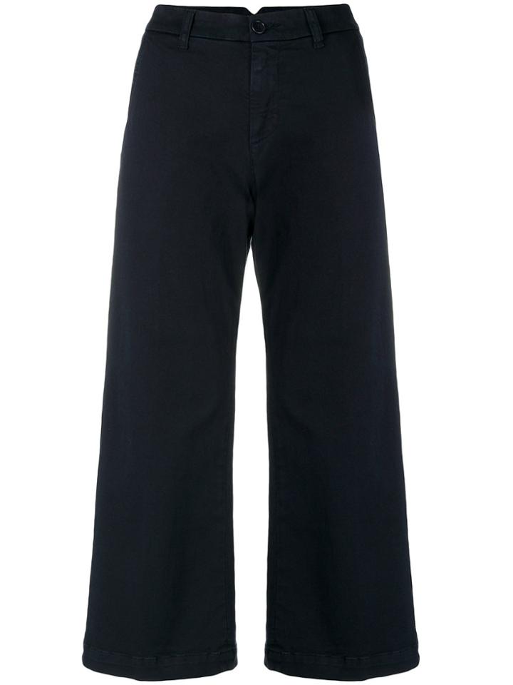 P.a.r.o.s.h. Wide Leg Cropped Pants - Blue