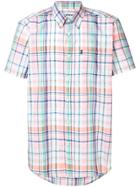 Barbour Plaid Short Sleeved Shirt - Pink & Purple