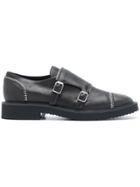 Giuseppe Zanotti Design Zip Buckle Monk Shoes - Black