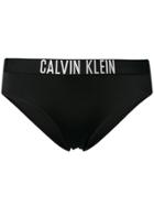 Calvin Klein Underwear Logo Bikini Bottoms - Black