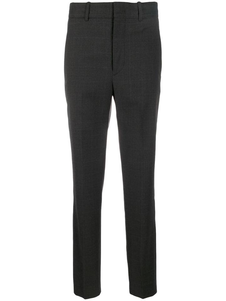 Isabel Marant Étoile Check Slim Fit Trousers - Grey