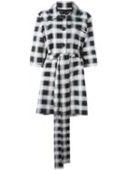 Vivienne Westwood Anglomania Checked Short Sleeve Coat