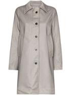 Ashley Williams Dolly Button-up Faux Leather Coat - Green