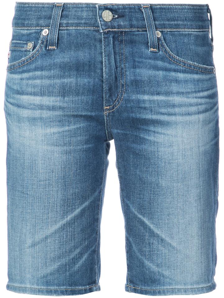 Ag Jeans Knee-length Shorts - Blue