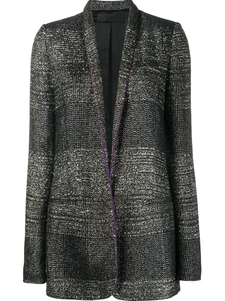 Haider Ackermann Striped Long Fitted Jacket