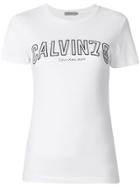 Calvin Klein Jeans Logo Embroidered Knitted Top - White
