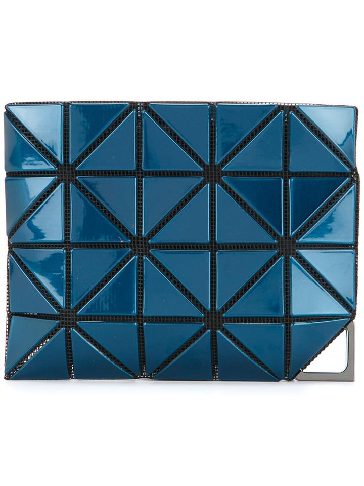 Bao Bao Issey Miyake Small Flipper Metallic Wallet - Blue