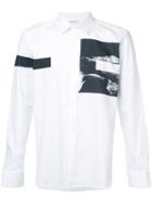 Neil Barrett Printed Button Shirt - White