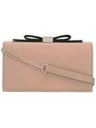 See By Chloé - 'nora' Bow Clutch Bag - Women - Cotton/leather - One Size, Pink/purple, Cotton/leather