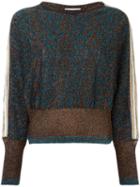 Aviù Fitted Cuffs Jumper, Women's, Size: 44, Brown, Polyester/viscose/polyamide