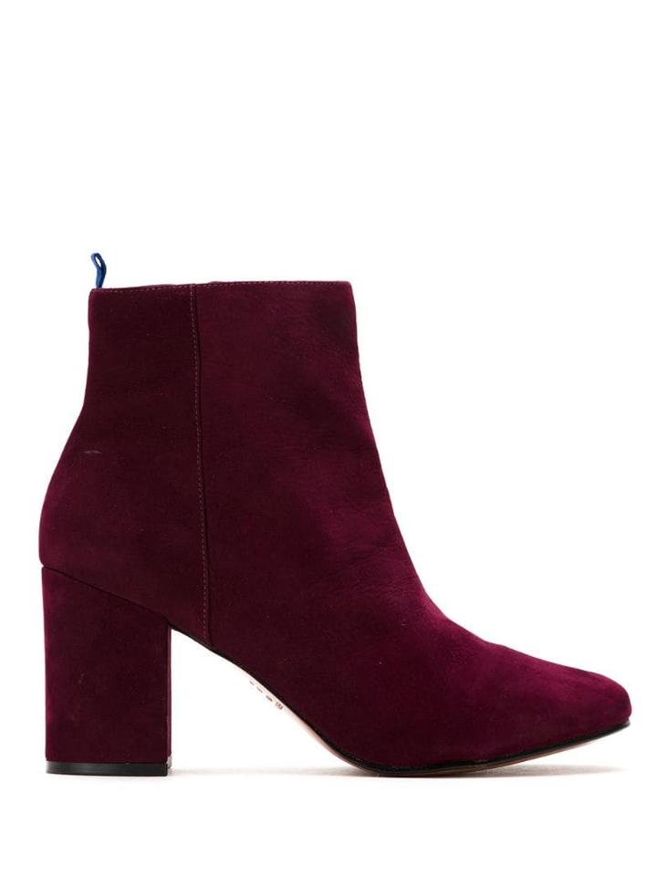 Blue Bird Shoes Bota Bloco Nobuck - Red