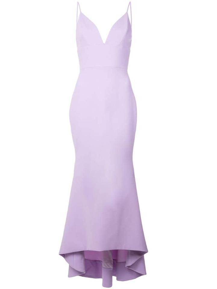 Christian Siriano V-neck Dress - Purple