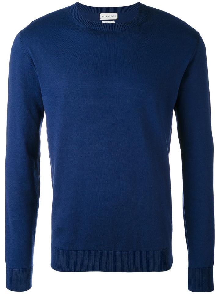 Ballantyne - Crew Neck Jumper - Men - Cotton - 50, Blue, Cotton