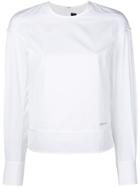 Dsquared2 Long-sleeved Fitted Top - White