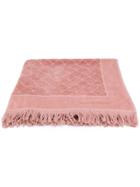 Bottega Veneta Intrecciato Print Beach Towel - Pink