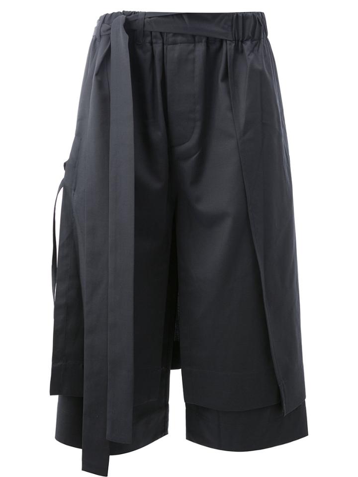 Craig Green Voluminous Cropped Trousers - Blue