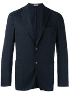 Boglioli Canvas Blazer, Men's, Size: 52, Blue, Cotton/cupro