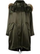 Alexander Mcqueen Oversized Parka - Green