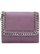 Stella Mccartney Falabella Small Flap Wallet - Pink & Purple